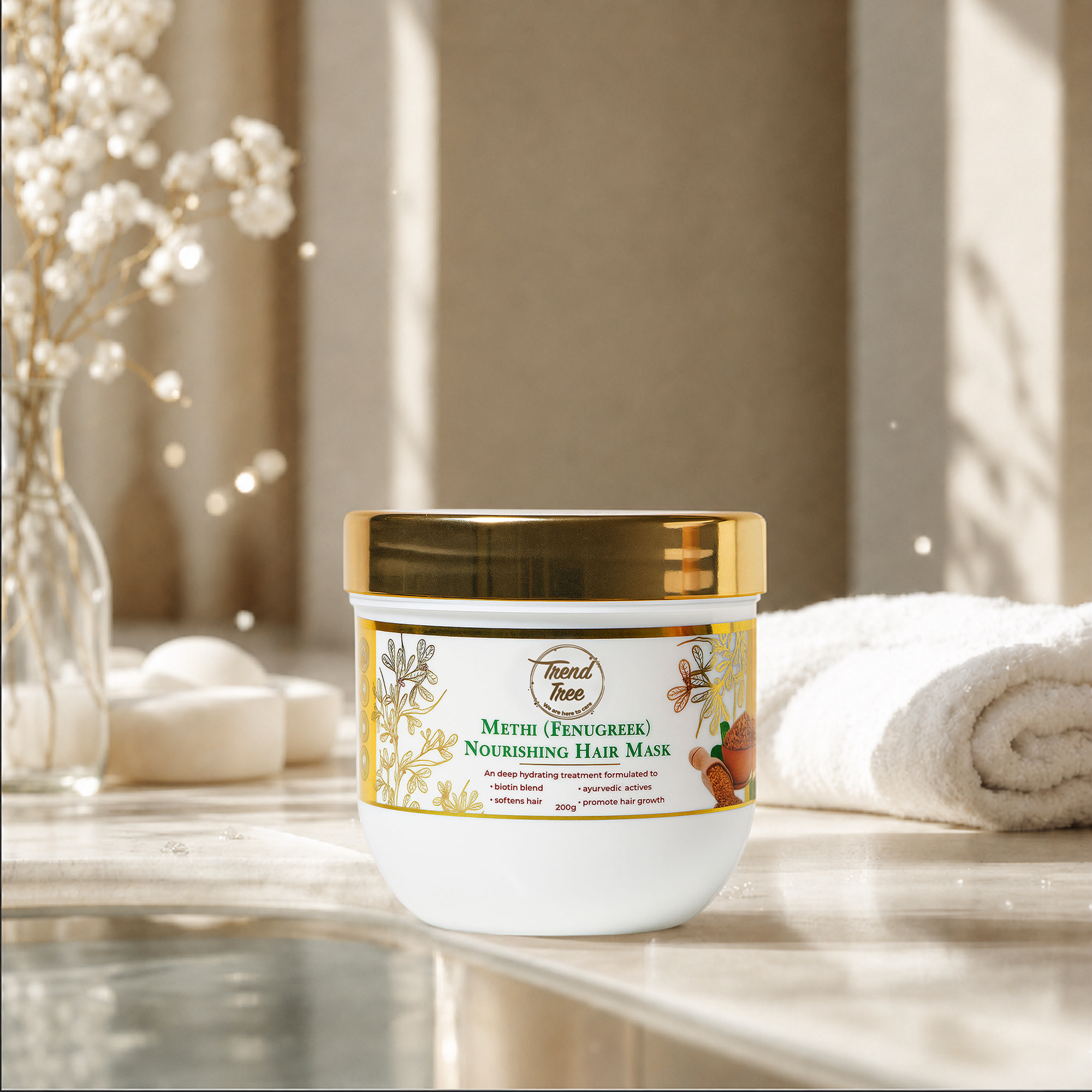 Fenugreek (Methi) Hair Masque
