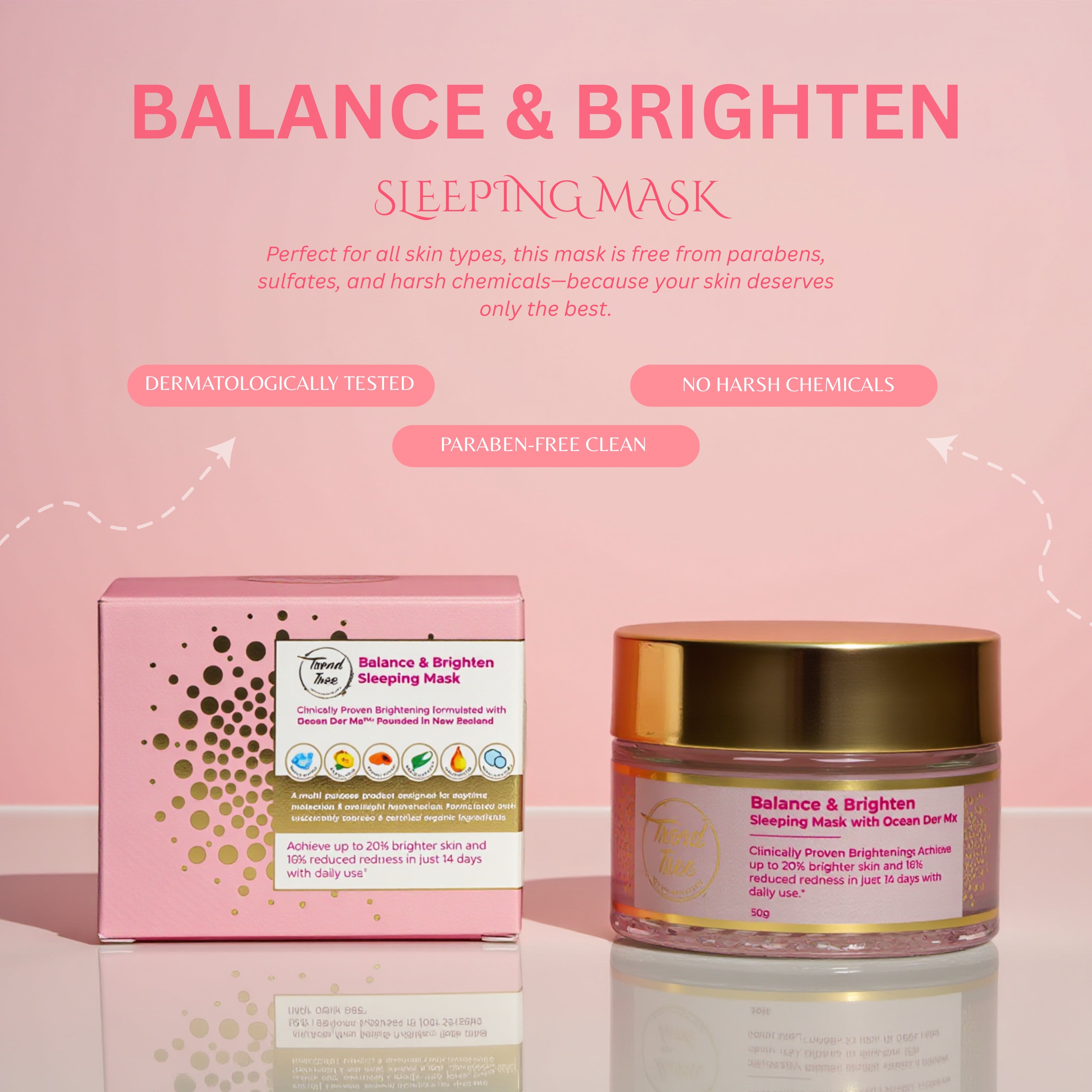 Brighten & Balance Sleeping Mask with Ocean Der Mx