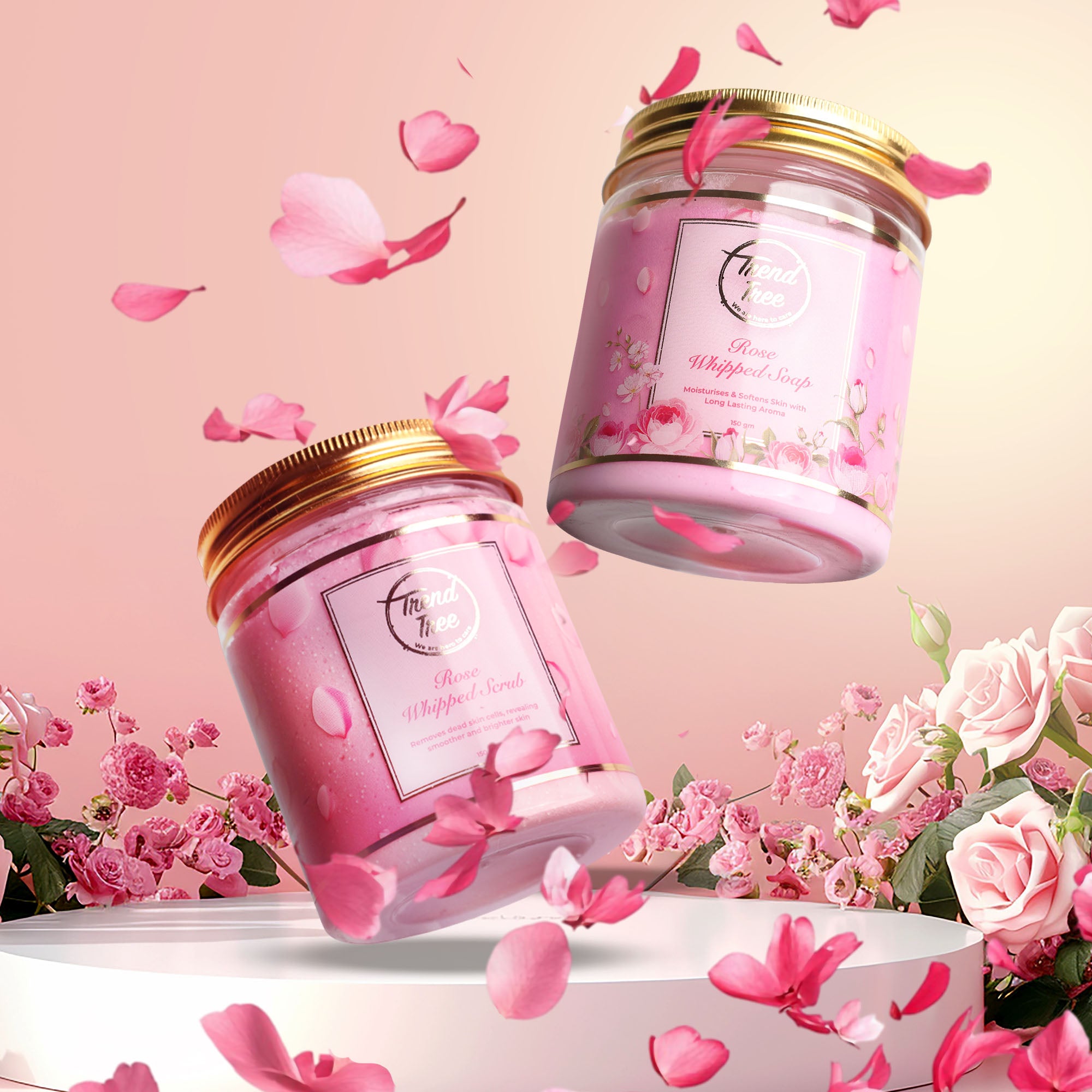 Rose Whipped Soap & Rose Whipped Scrub