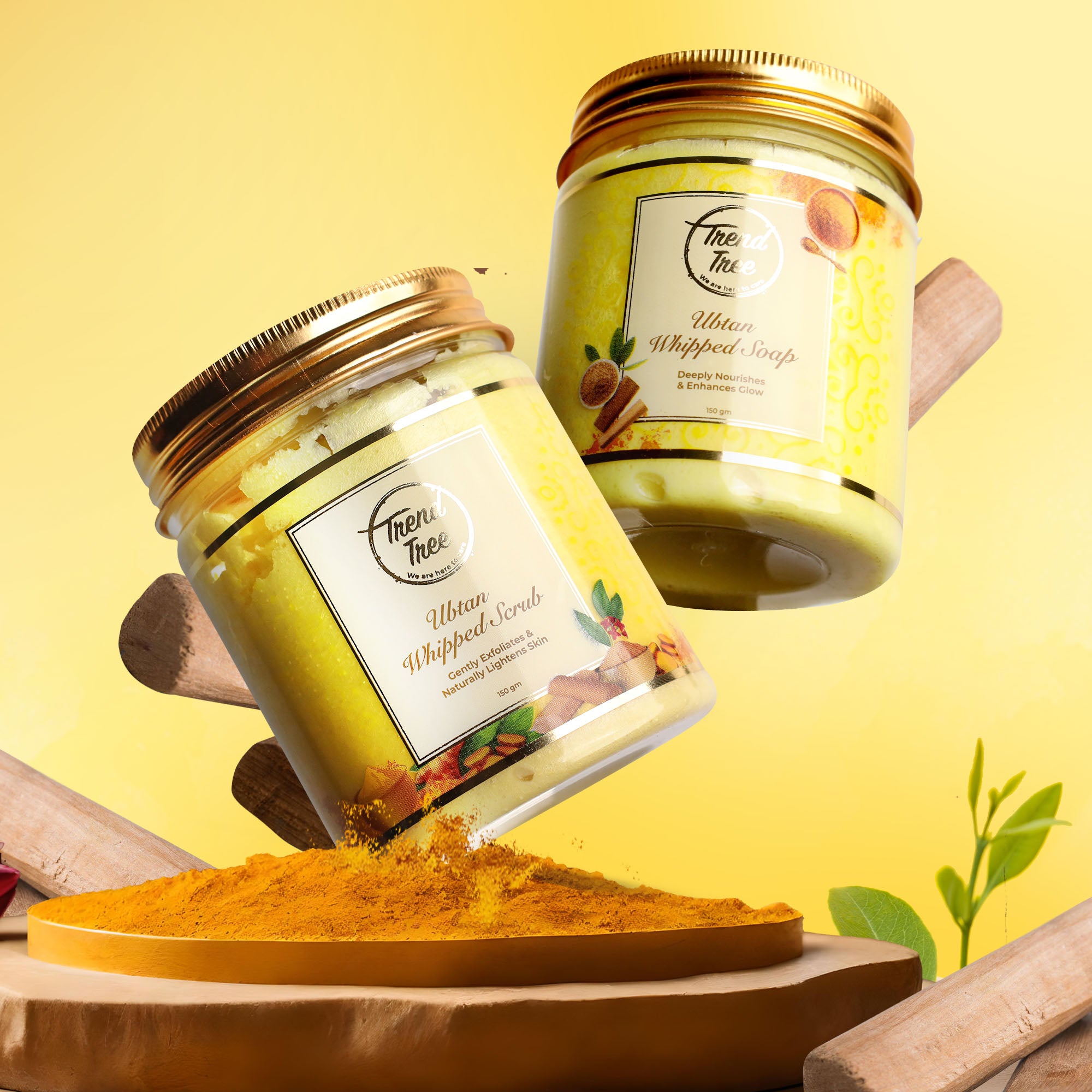 Nature's Retreat whipped Soap & Scrub Ubtan Combo