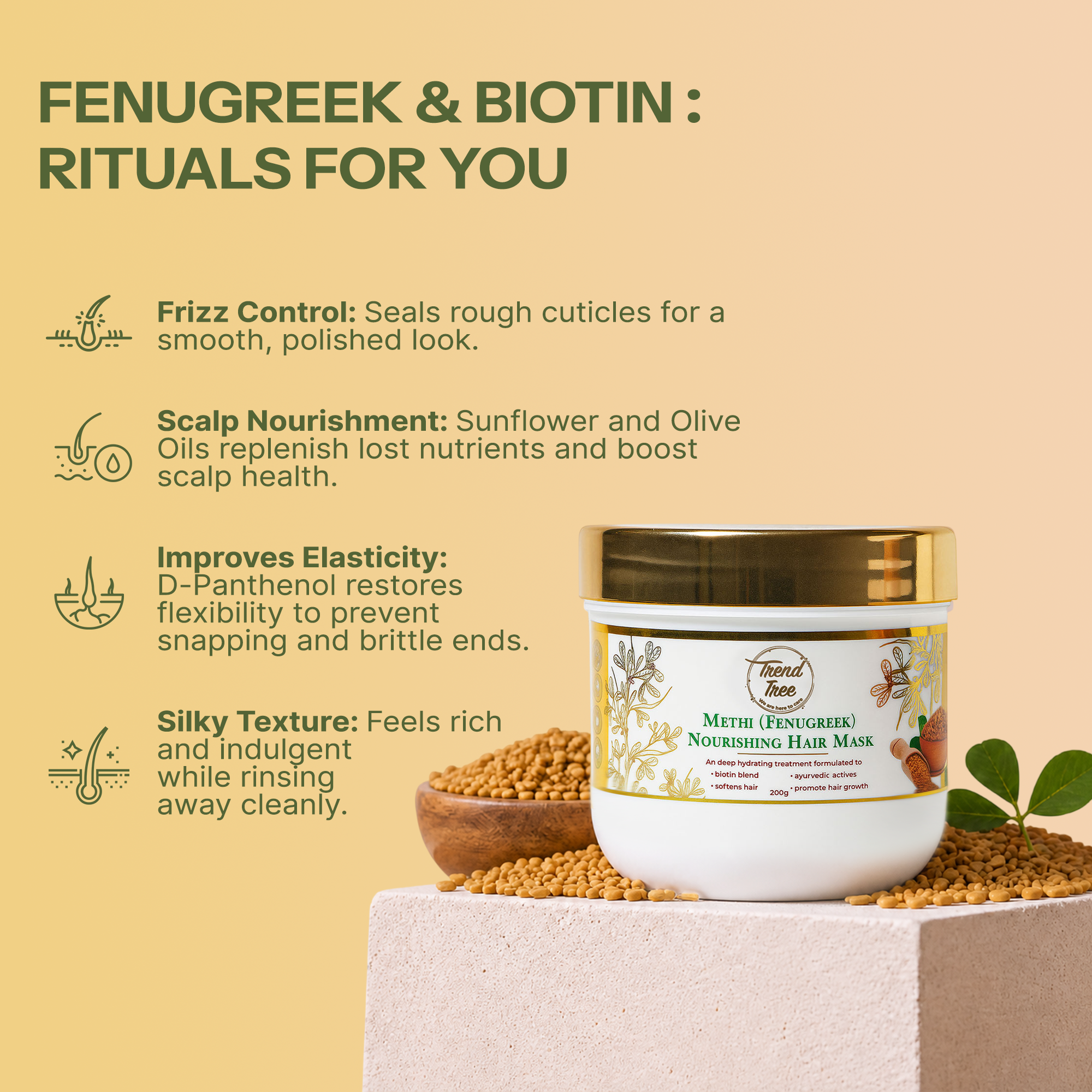 Fenugreek (Methi) Hair Masque