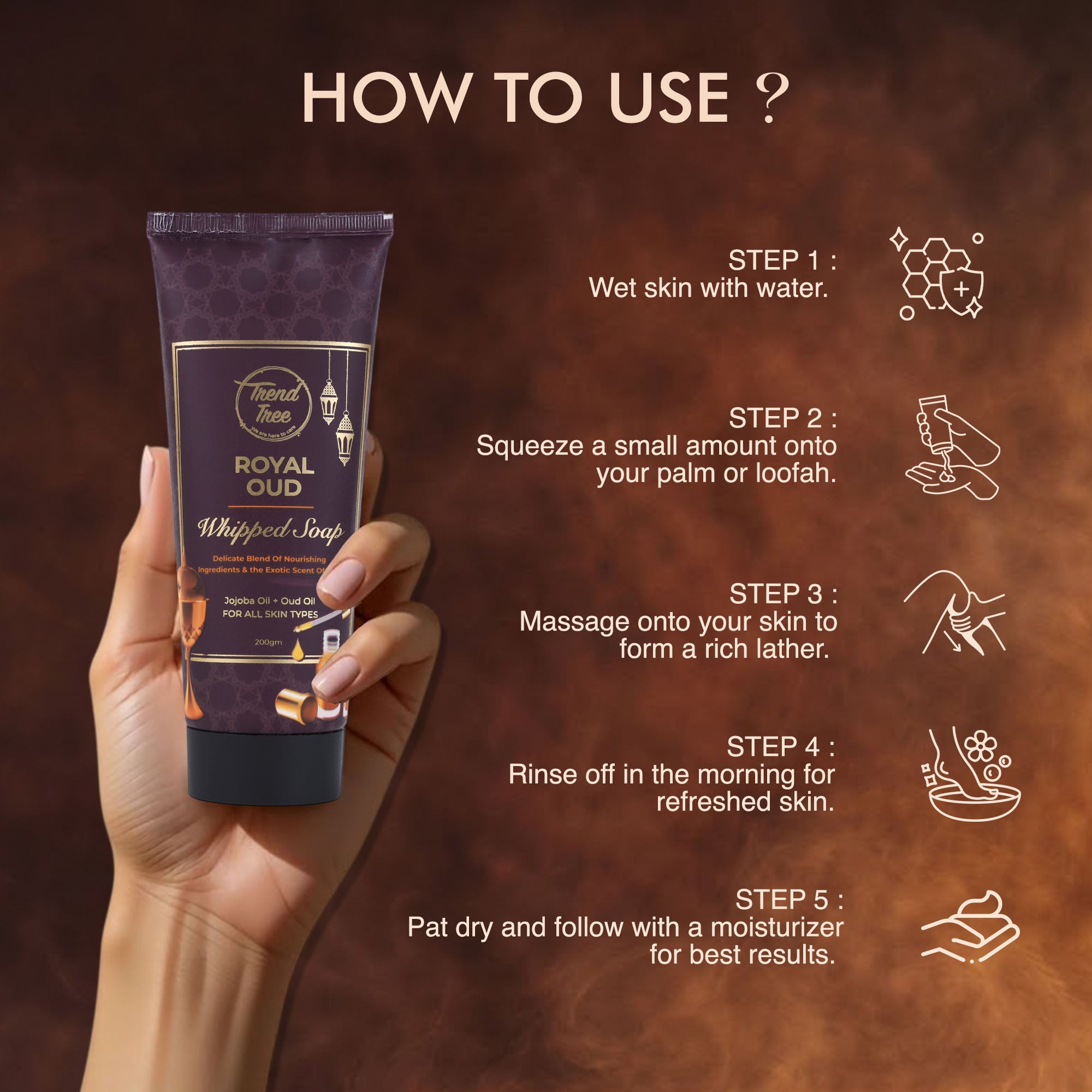 Oud Whipped Soap
