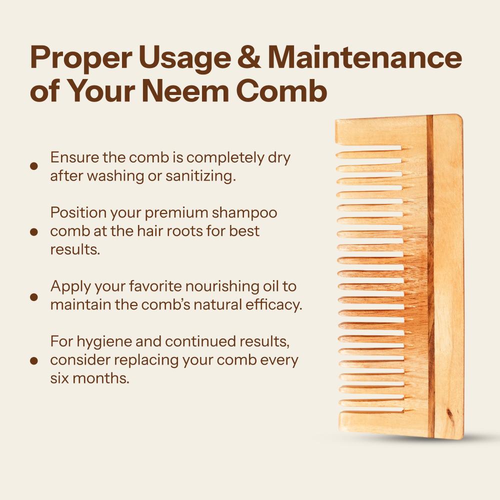 Neem Shampoo Comb