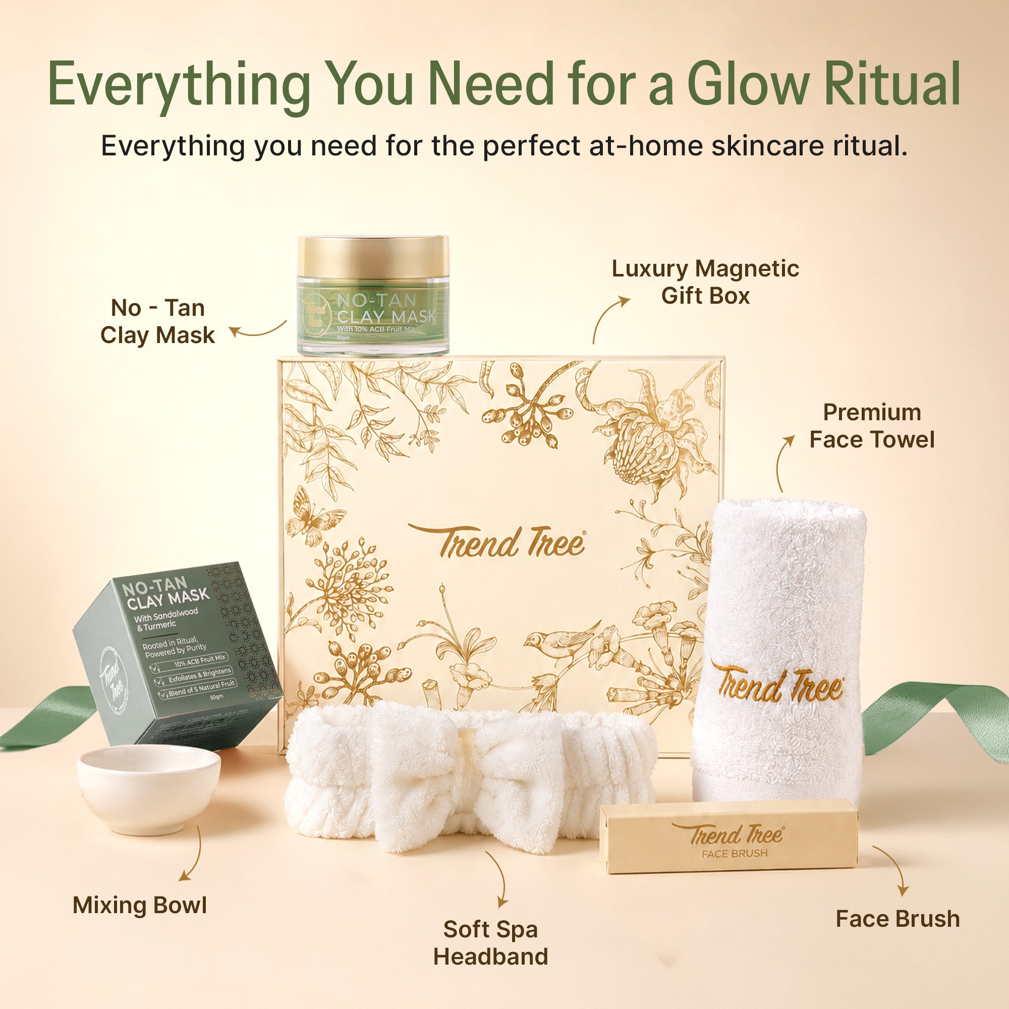 No Tan Clay Mask Set