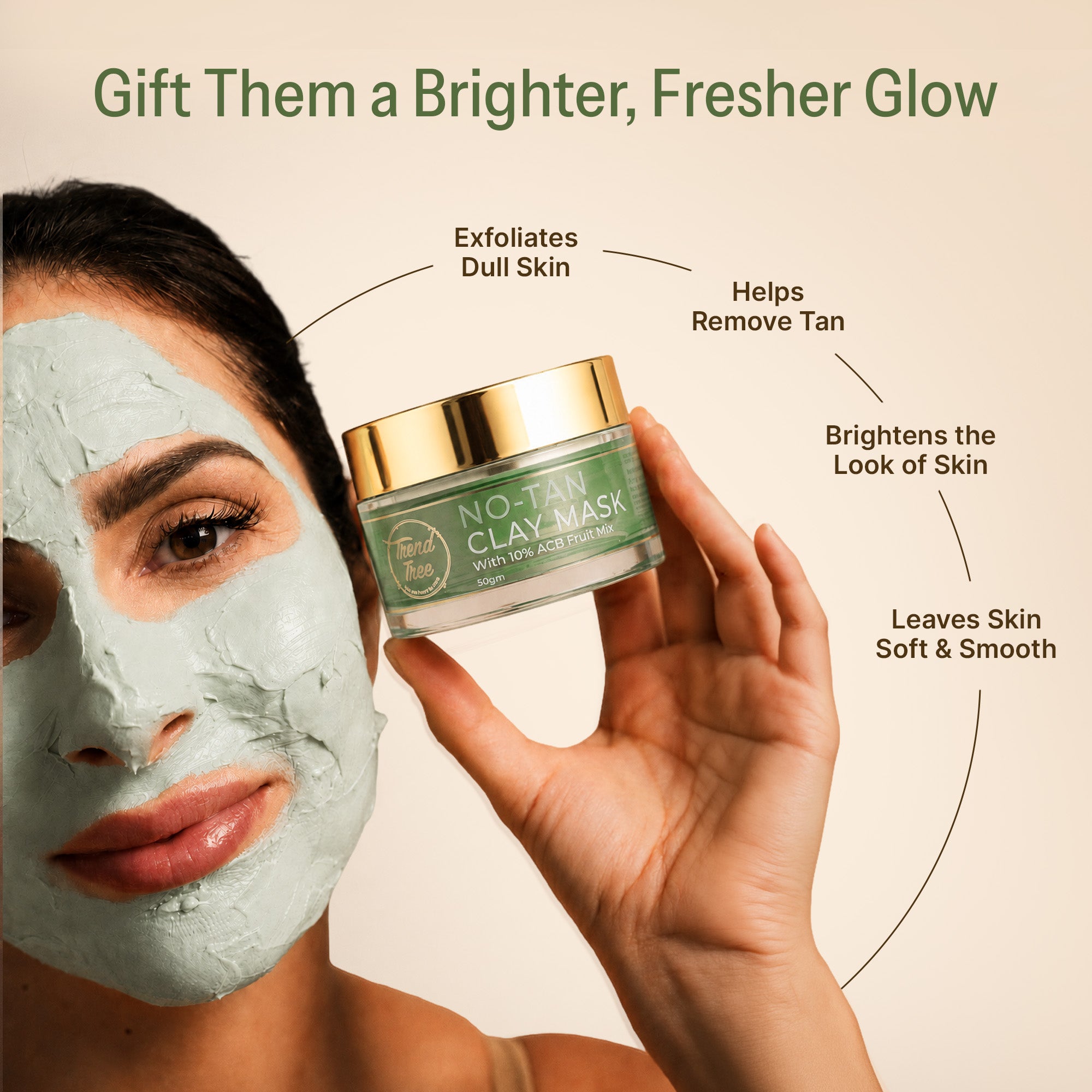 No Tan Clay Mask Set