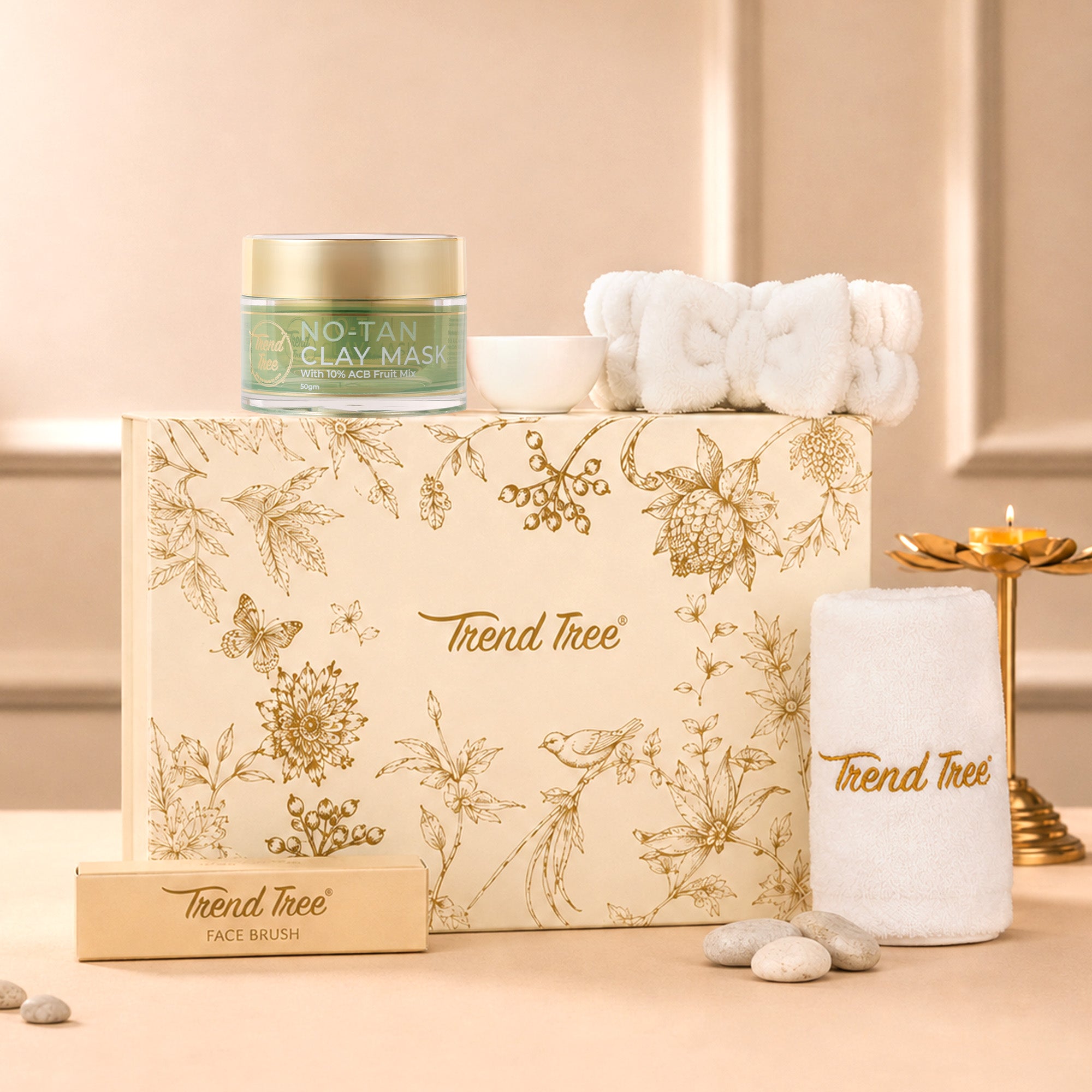 No Tan Clay Mask Set
