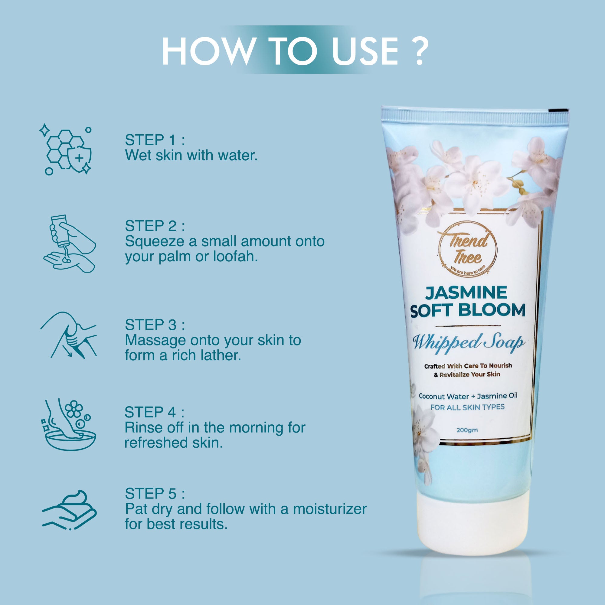 Jasmine Whipped Soap