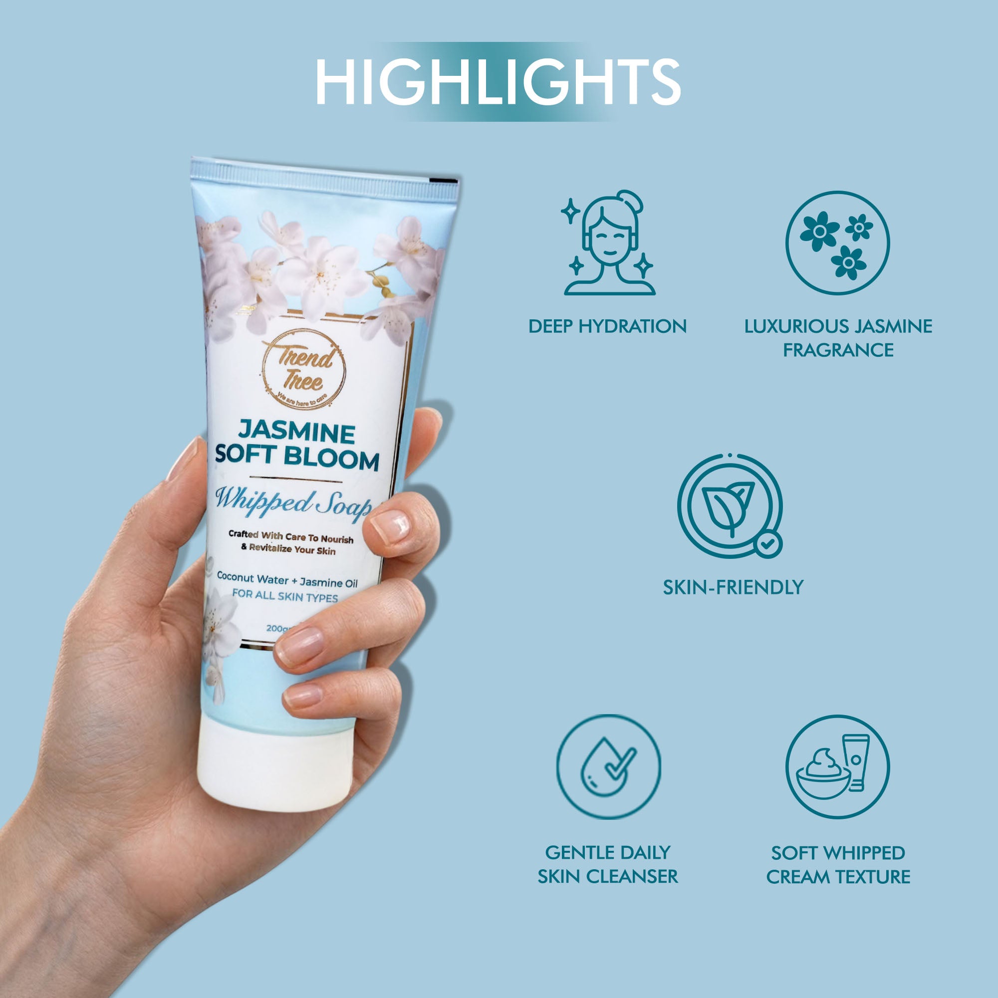 Jasmine Whipped Soap