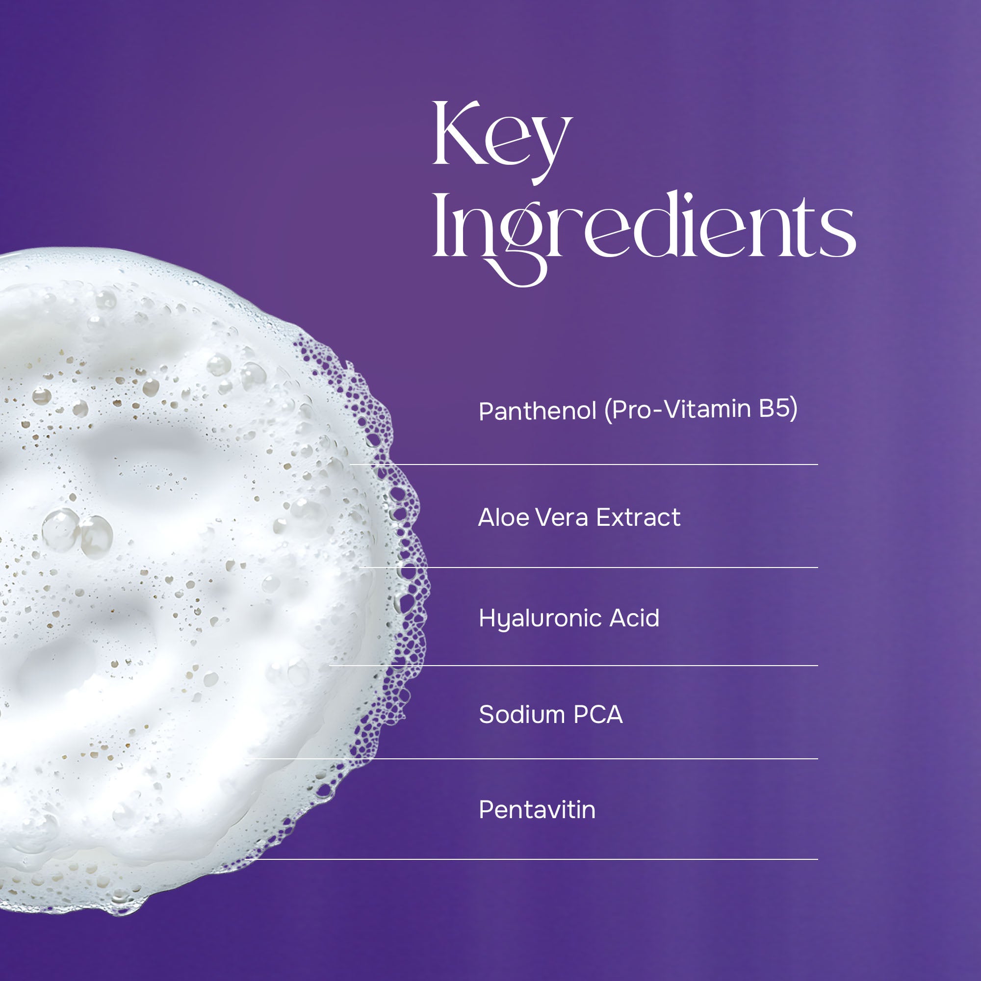 Hyaluronic Acid Foaming Face Wash