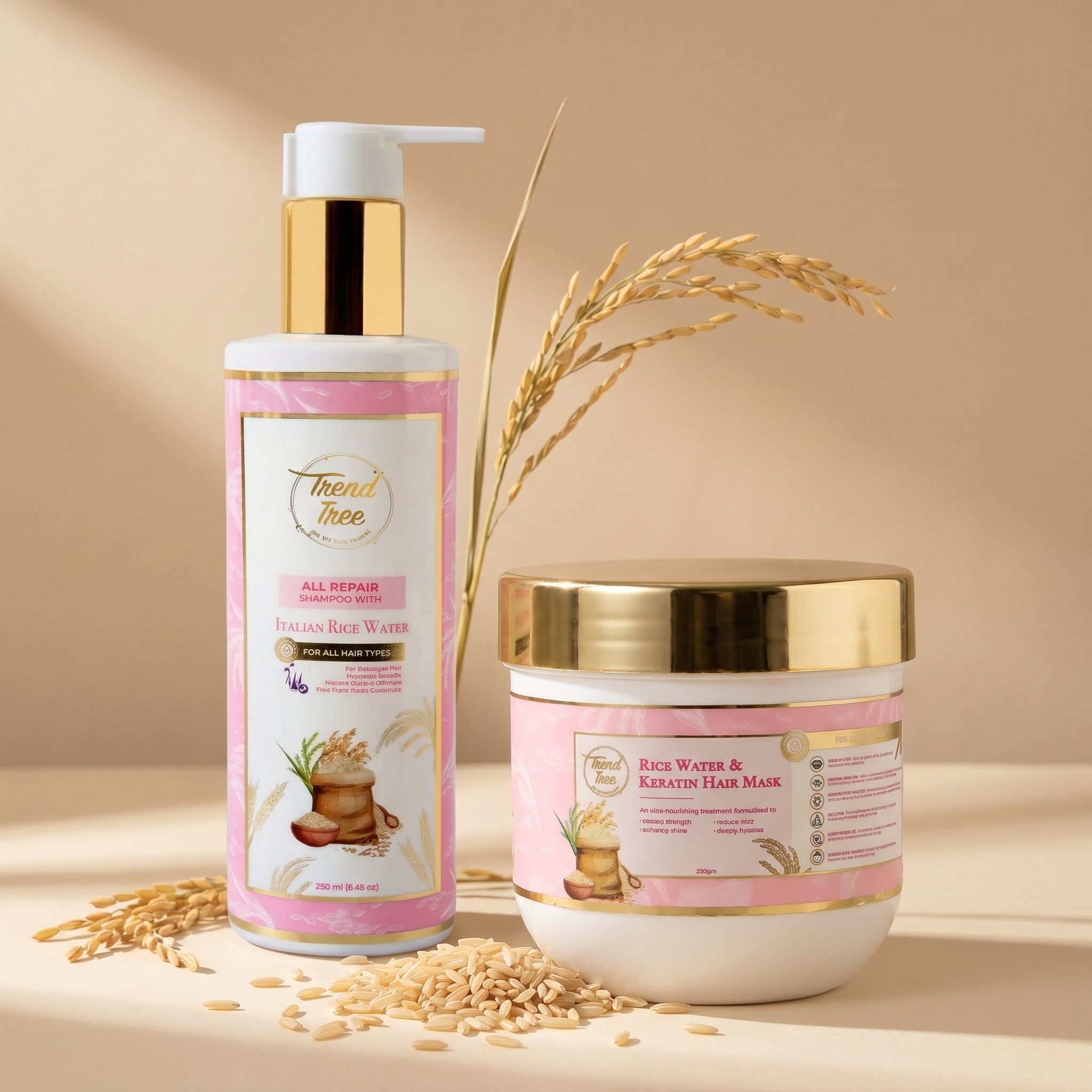 Rice Water Hair Cleanser & Masque Duo