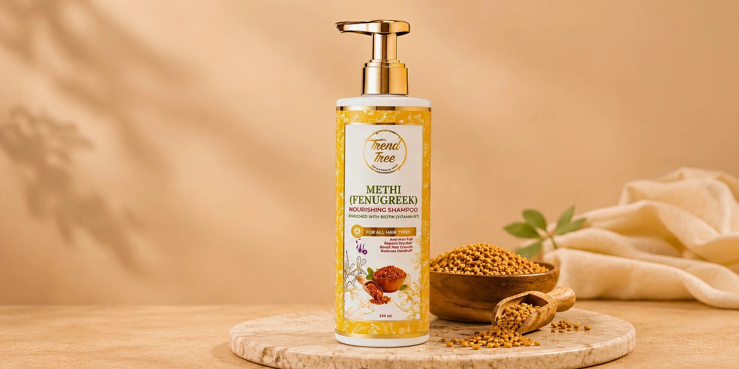 The Secret for Hair Growth with Methi Shampoo