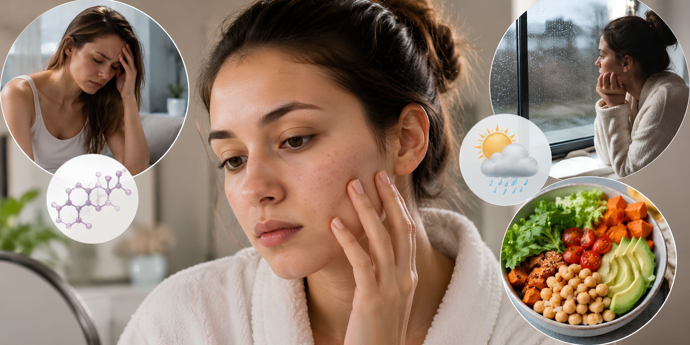 How Hormones, Weather, and Diet Affect Your Skin Type