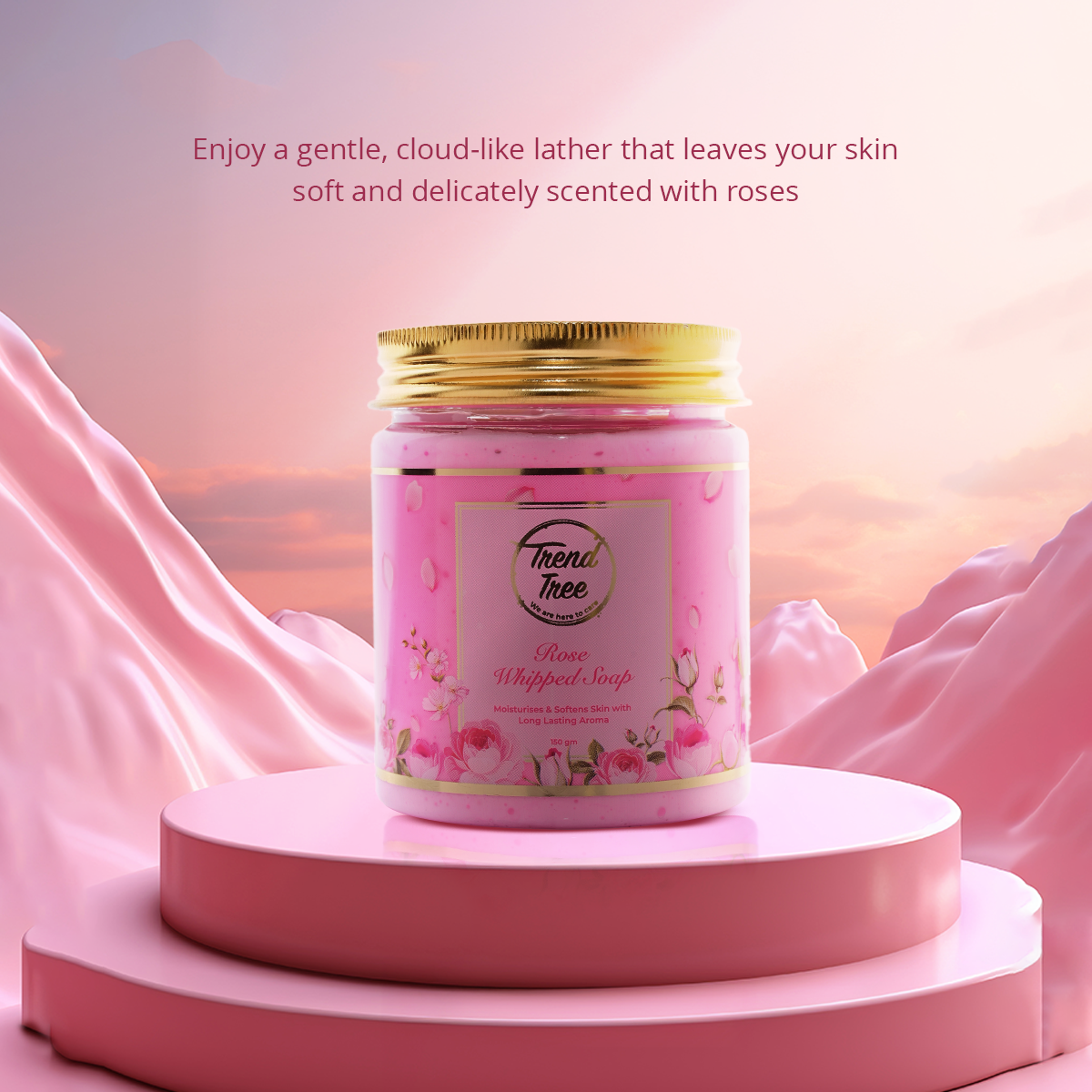 Rose Whipped Soap & Rose Whipped Scrub