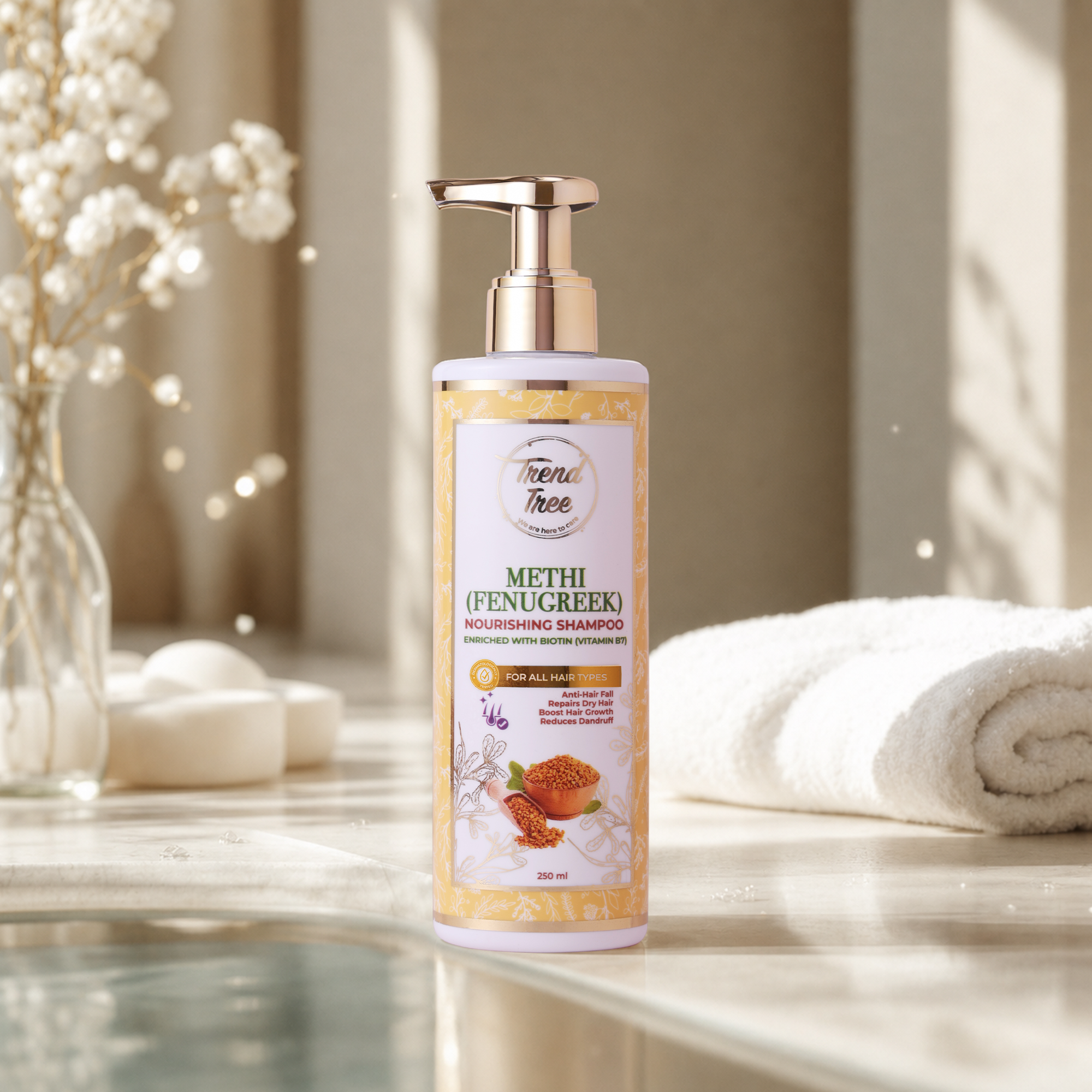 Fortifying Fenugreek (methi) shampoo