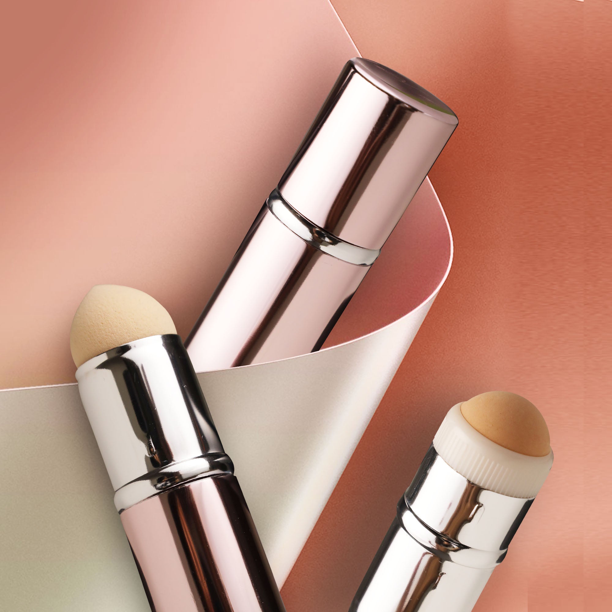 2-in-1 Volcanic Face Roller and Beauty Blender