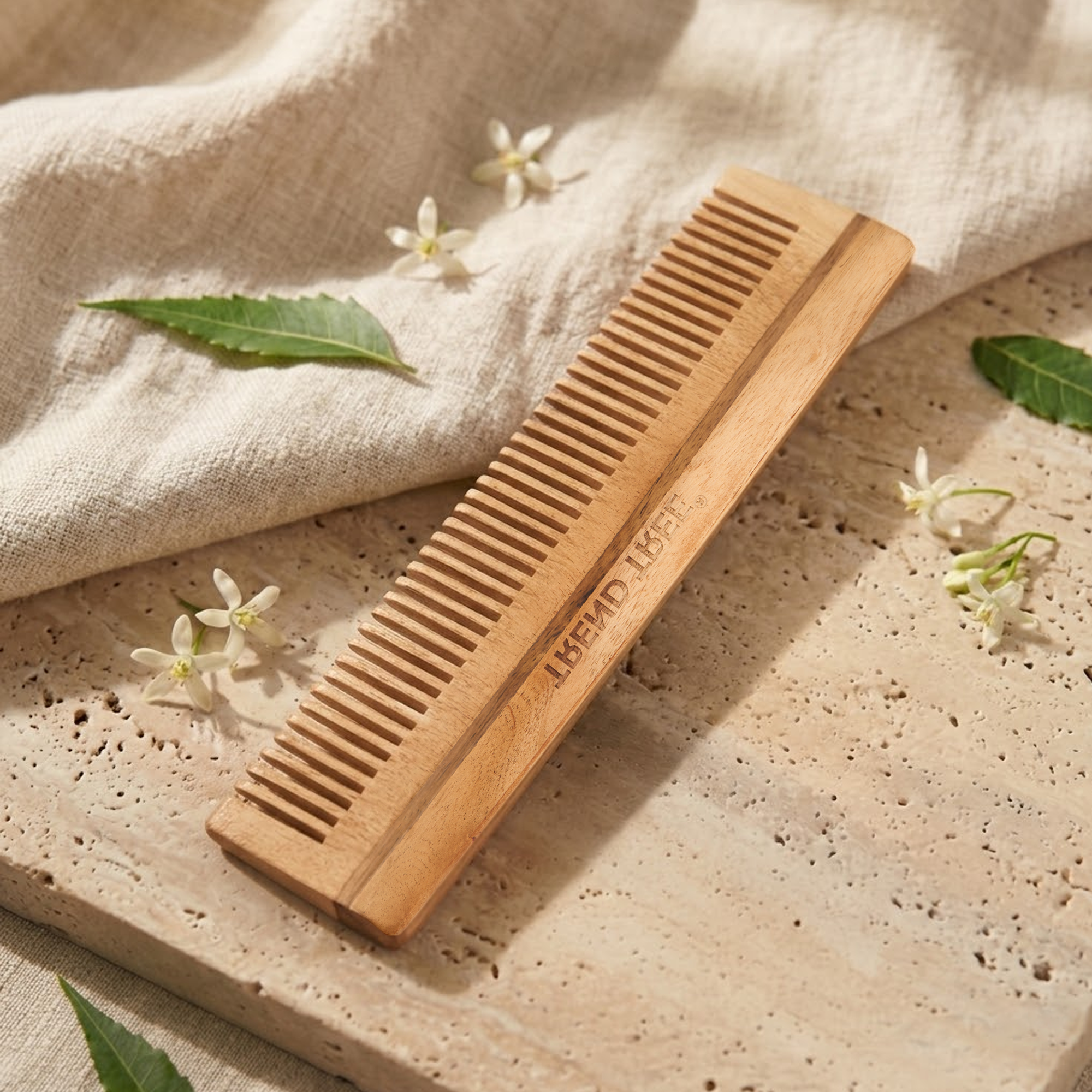 Pure Neem Wood Detangling Comb