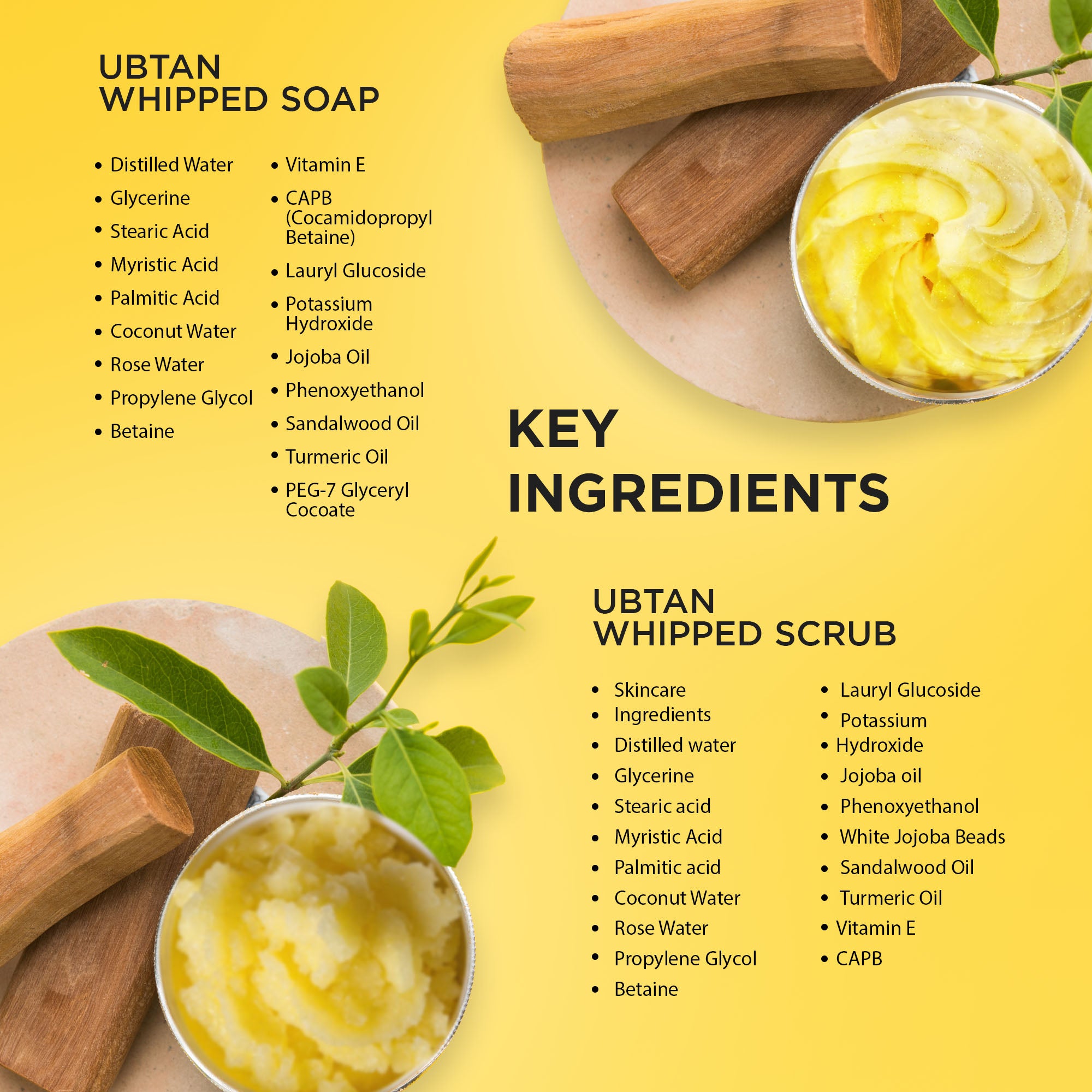 Nature's Retreat whipped Soap & Scrub Ubtan Combo