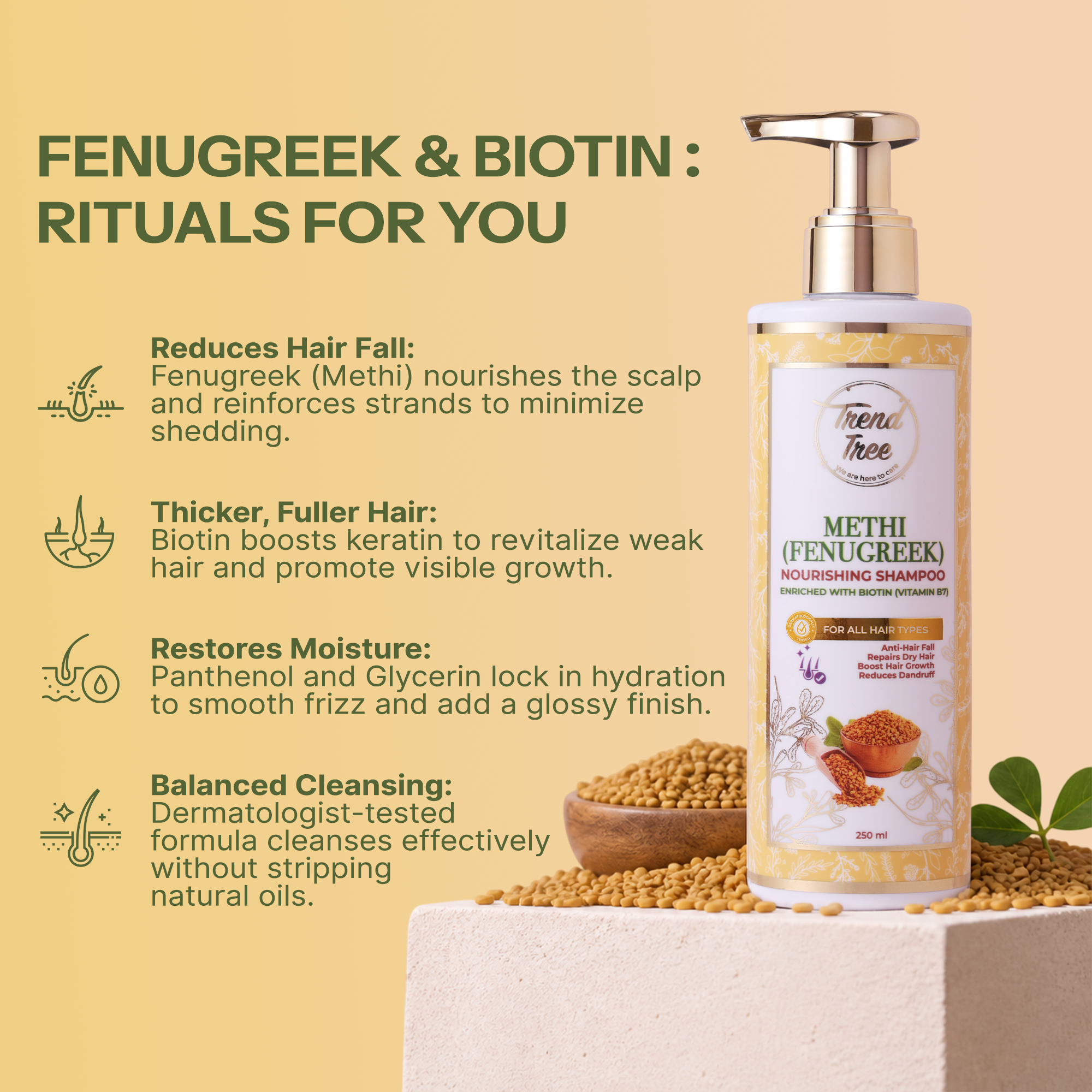 Fortifying Fenugreek (methi) shampoo