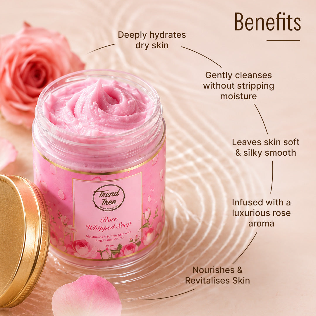Rose Whipped Soap & Scrub Duo