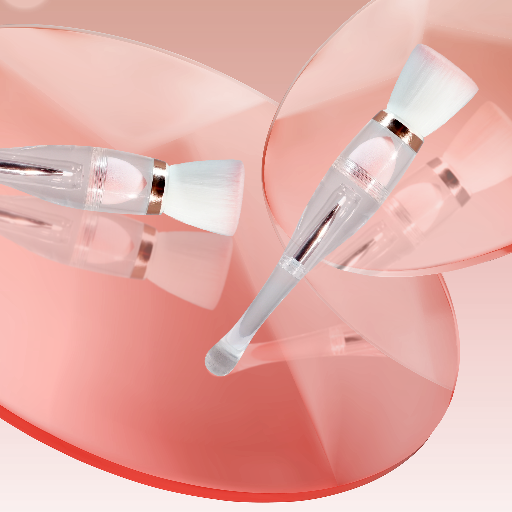 3 in 1 Makeup Brush