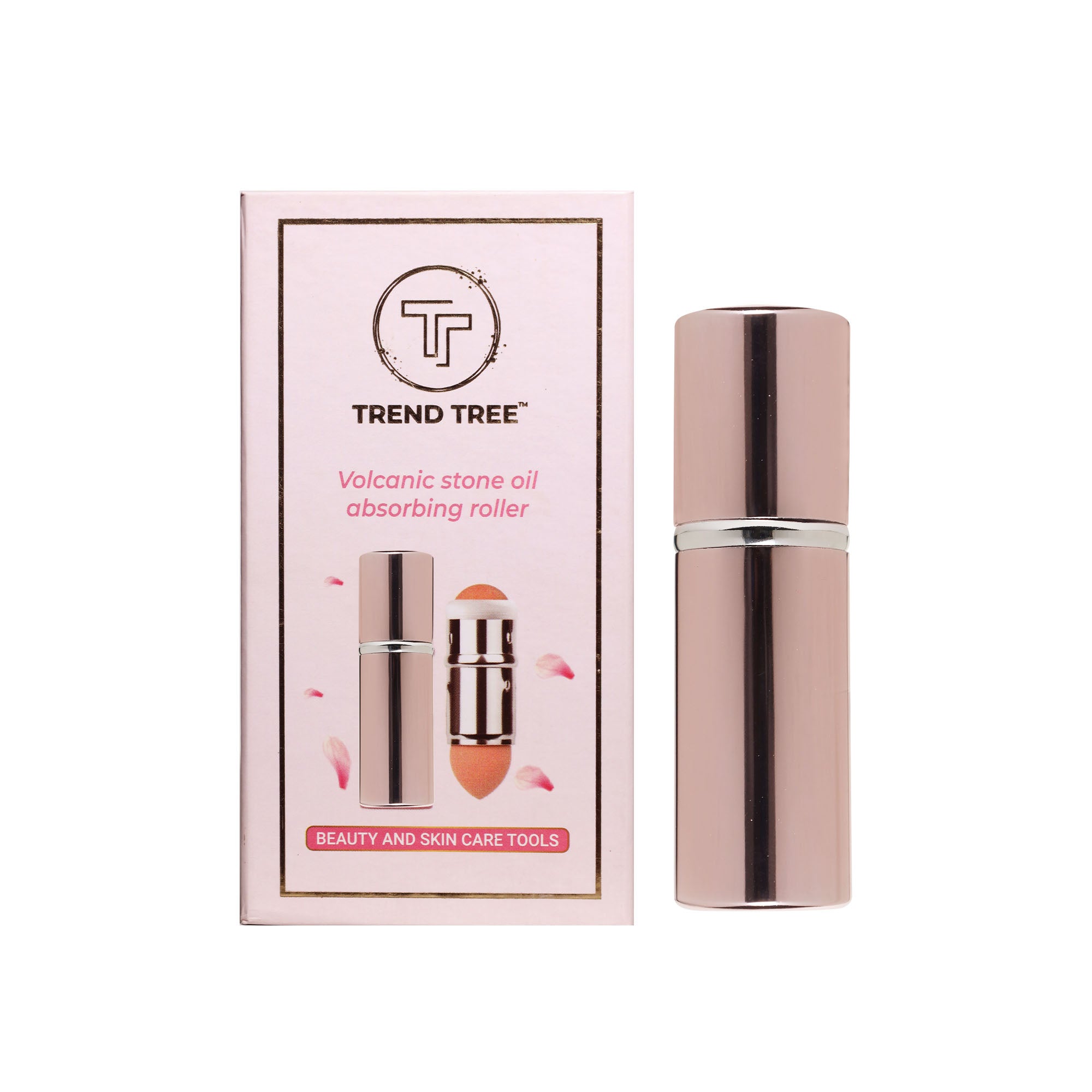 2-in-1 Volcanic Face Roller and Beauty Blender