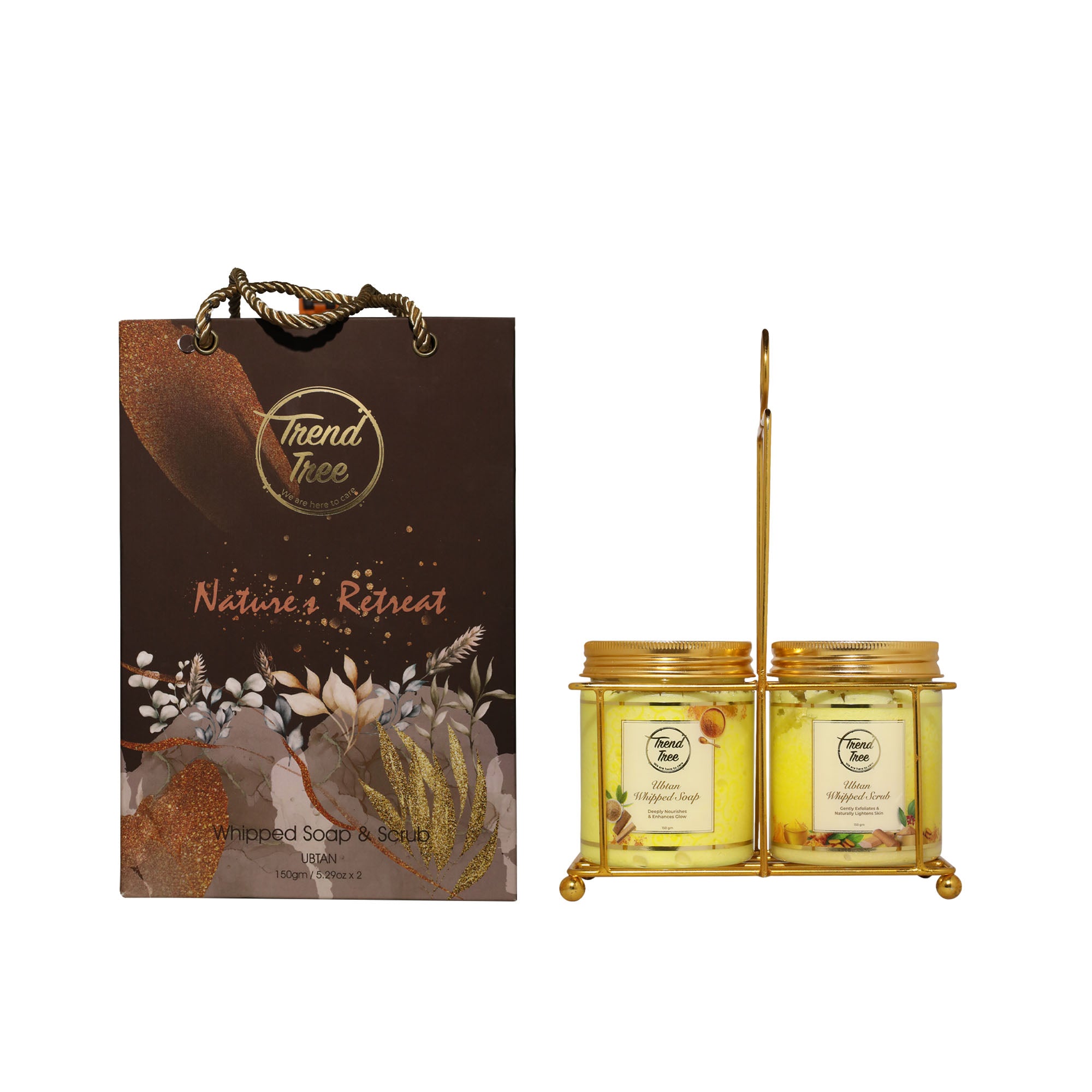 Nature's Retreat whipped Soap & Scrub Ubtan Combo