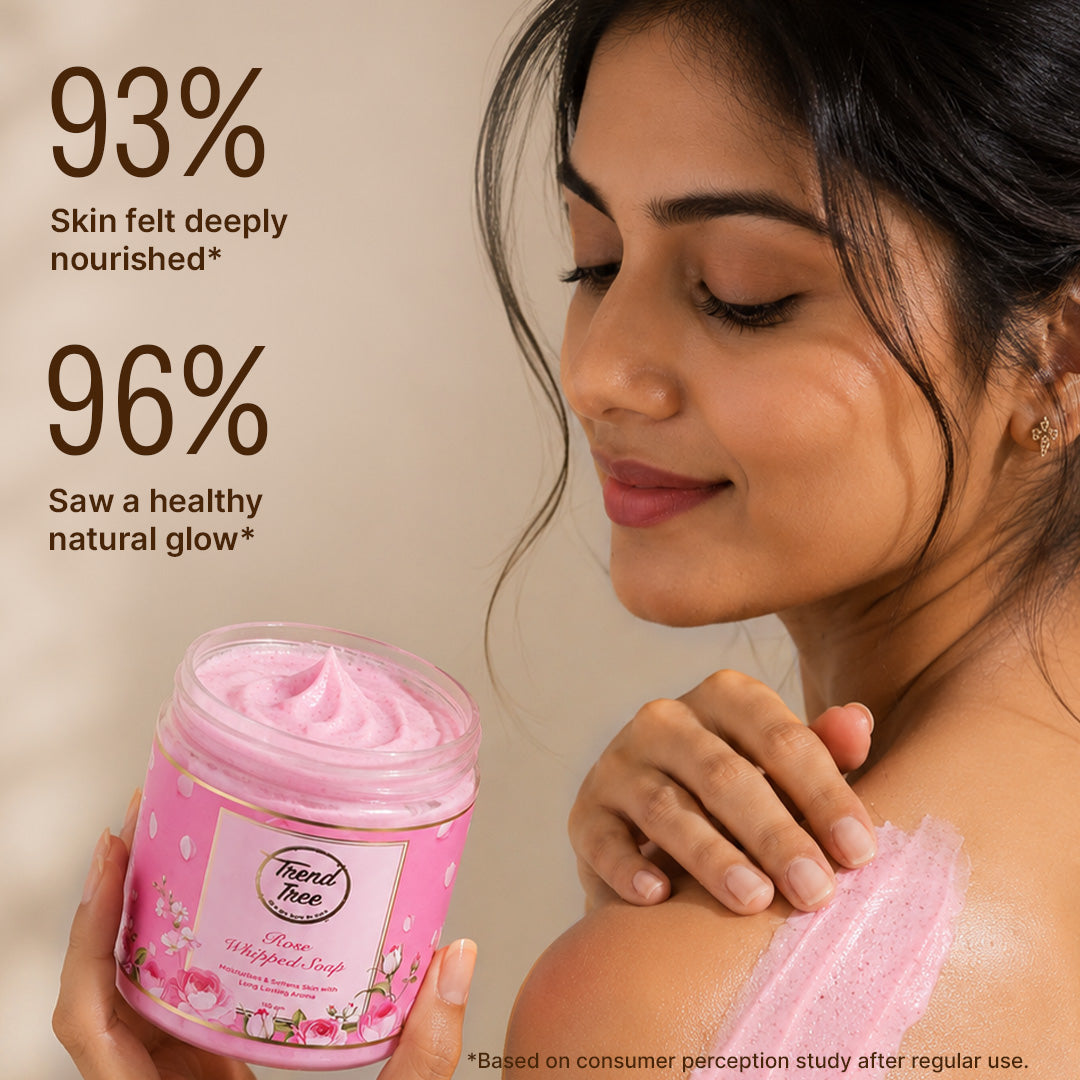 Rose Whipped Soap & Scrub Duo