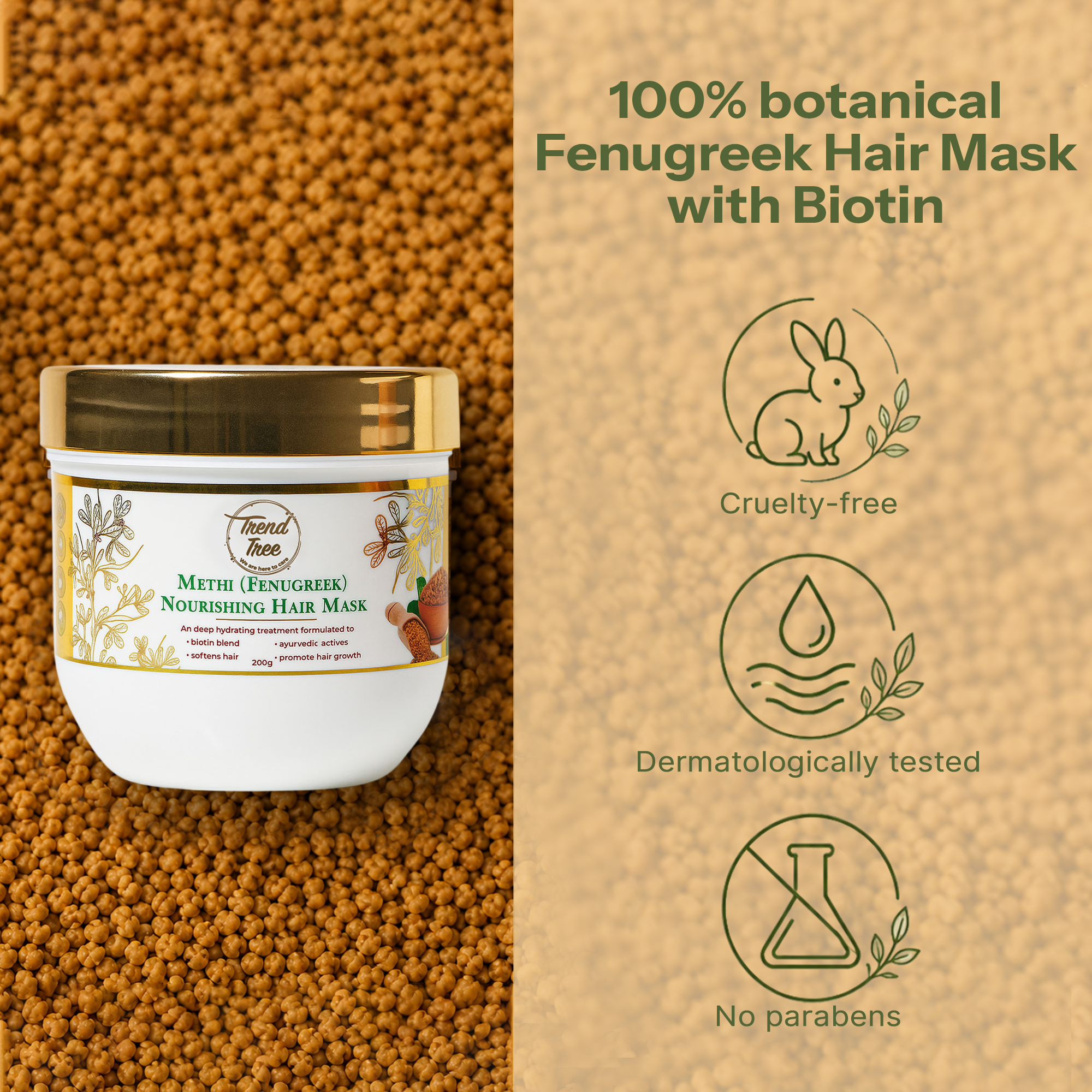 Fenugreek (Methi) Hair Masque