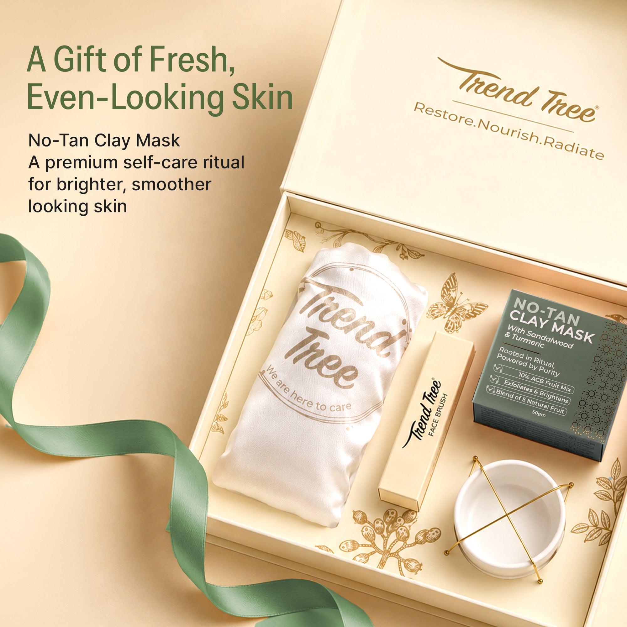 No Tan Clay Mask Set