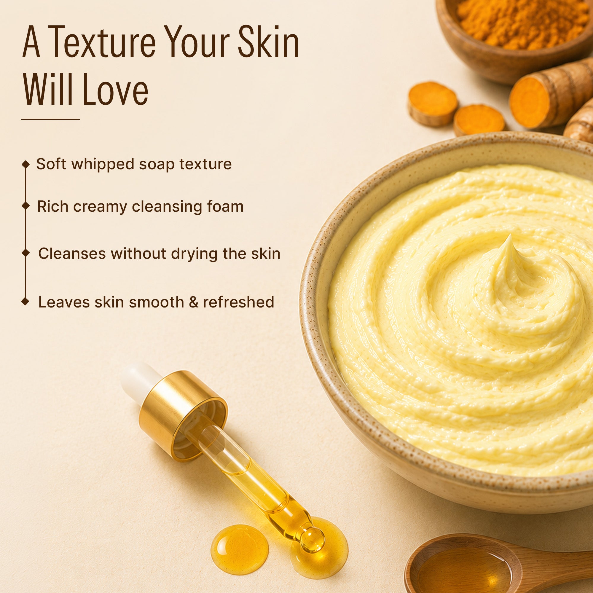 Ubtan Whipped Soap