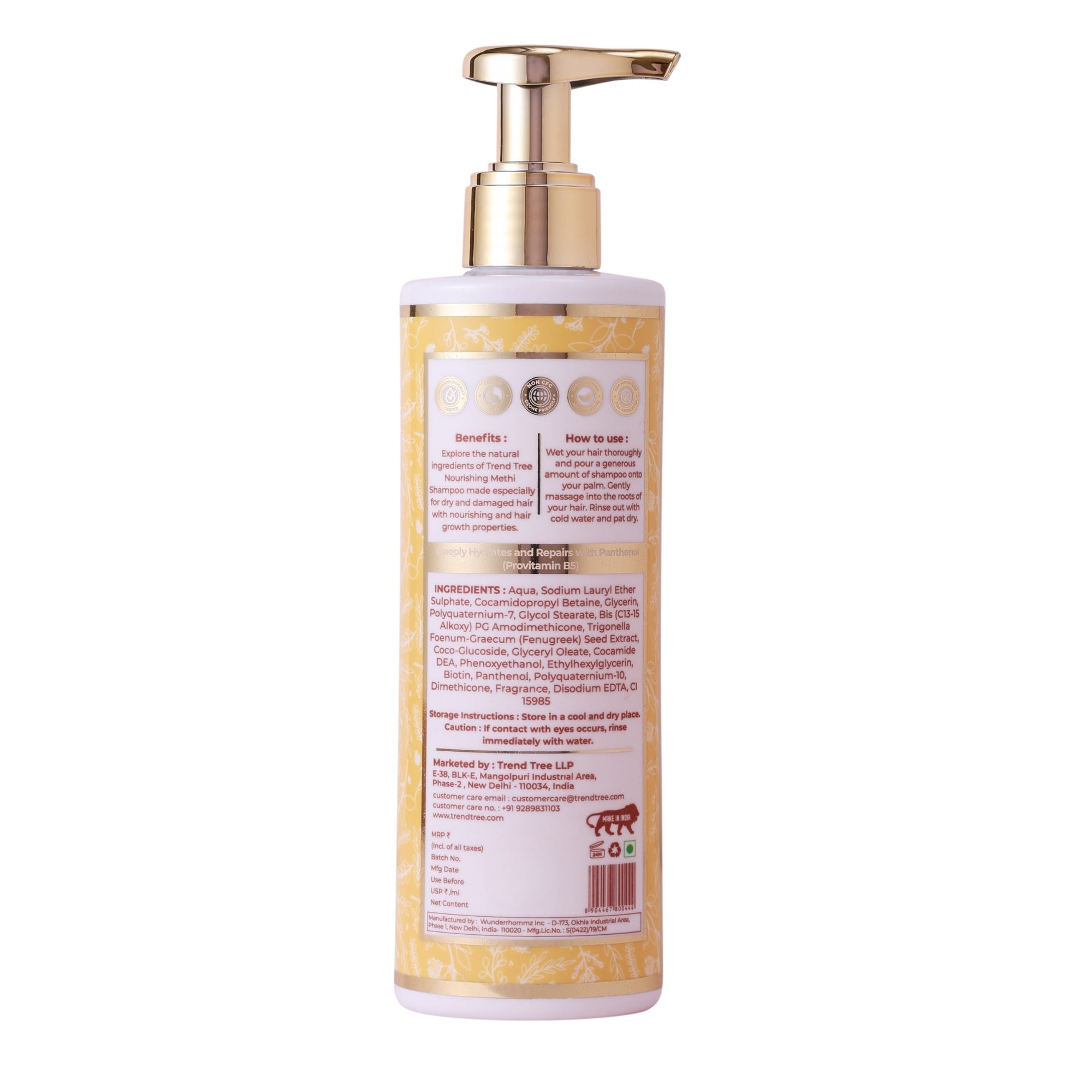 Fortifying Fenugreek (methi) shampoo