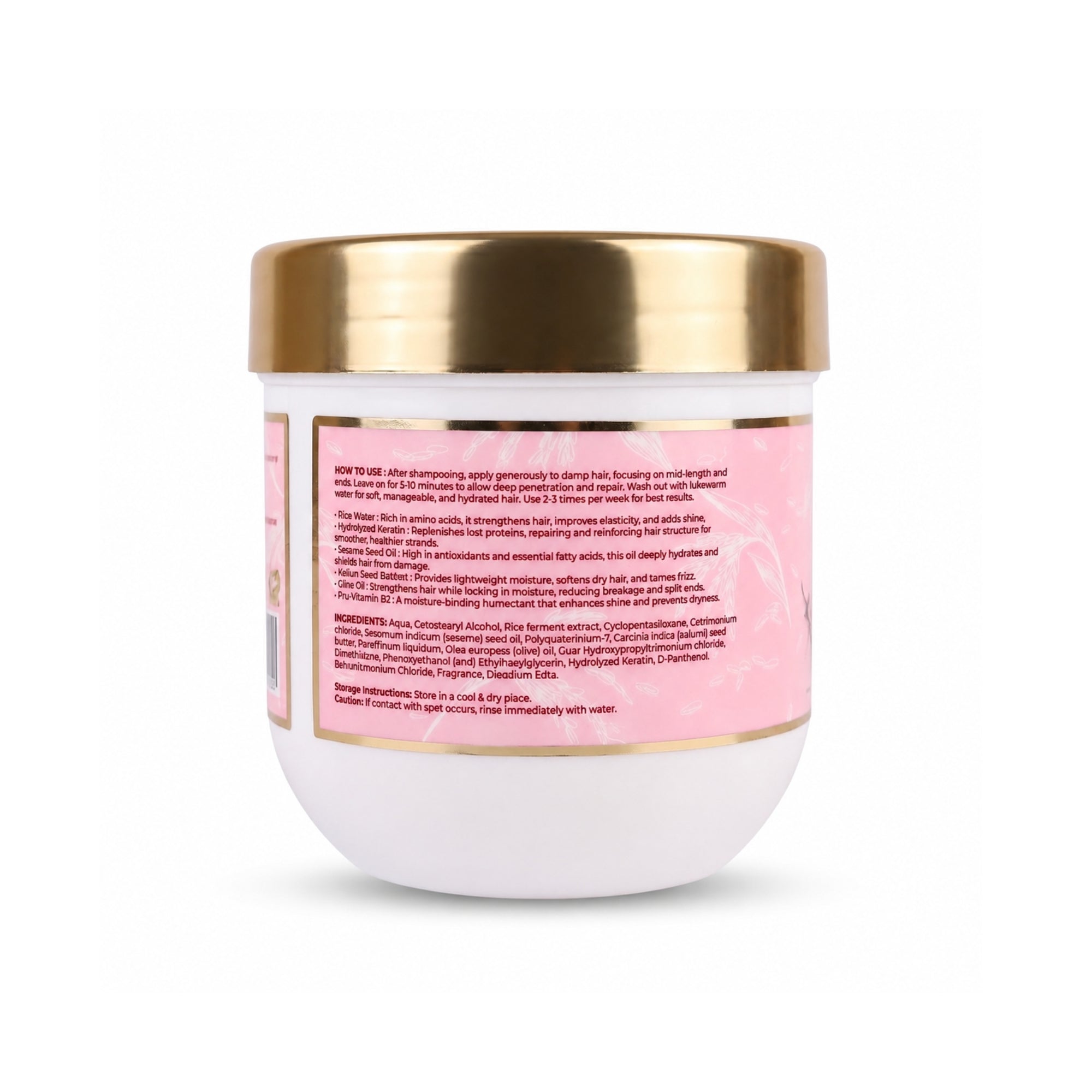 Rice water hair Mask