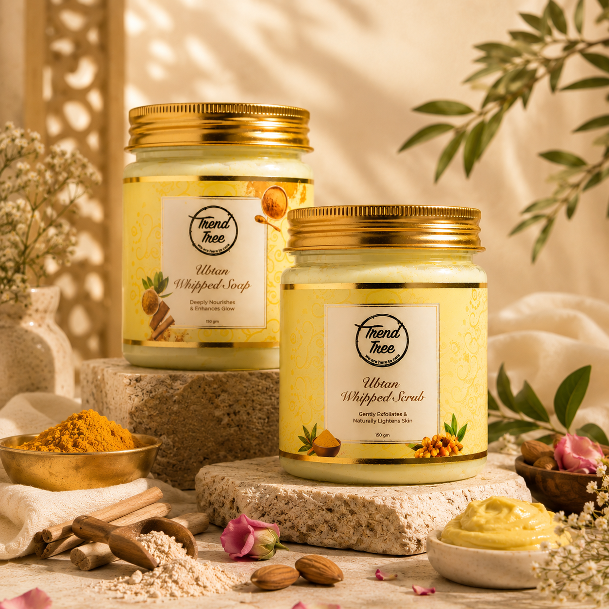 Ubtan Whipped Soap & Scrub Duo