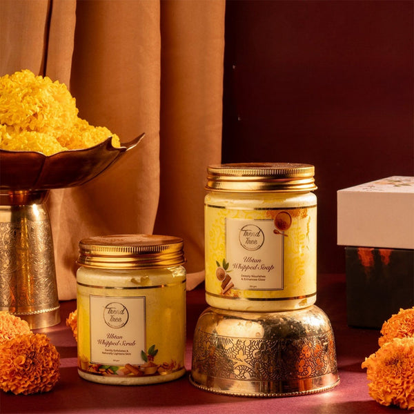 Nature's Retreat whipped Soap & Scrub Ubtan Combo